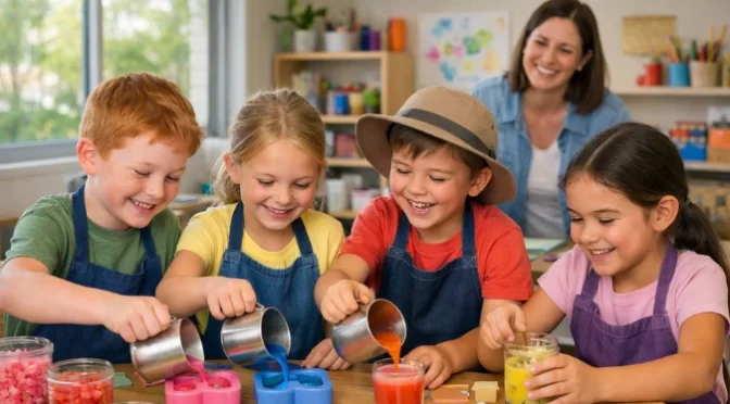 How Candle Making for Kids in Sydney Ignite Bonding During Vacation Care Activities?
